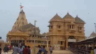 Somnath Temple on the western coast of Gujarat