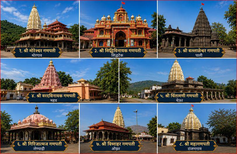 Ashtavinayak pilgrimage circuit temples