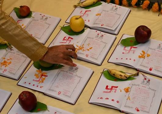 Chopda Puja / New Account Books Muhurat